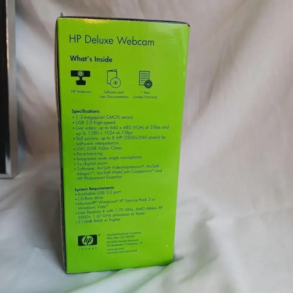HP Webcam Autofocus USB 2.0 12MP